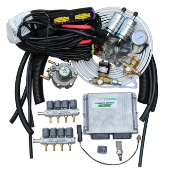 Dual Fuel Multipoint Autogas Methane CNG Conversion Kit for 8 Cylinders Sequential Injection System Petrol Cars Zavoli Brand
Dual Fuel Multipoint Autogas Methane CNG Conversion Kit for 8 Cylinders Sequential Injection System Petrol Cars Zavoli Brand