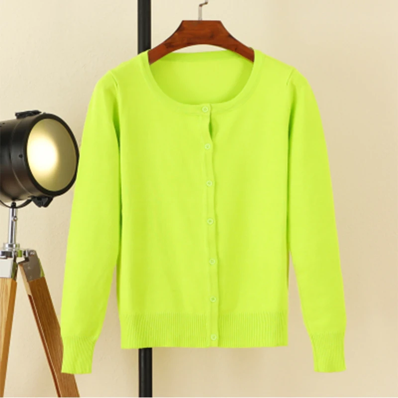 2019 Korean version Spring autumn Knit Sweater Women Long sleeve Solid color Knitwear Coat Cardigan Female cc263
2019 Korean version Spring autumn Knit Sweater Women Long sleeve Solid color Knitwear Coat Cardigan Female cc263