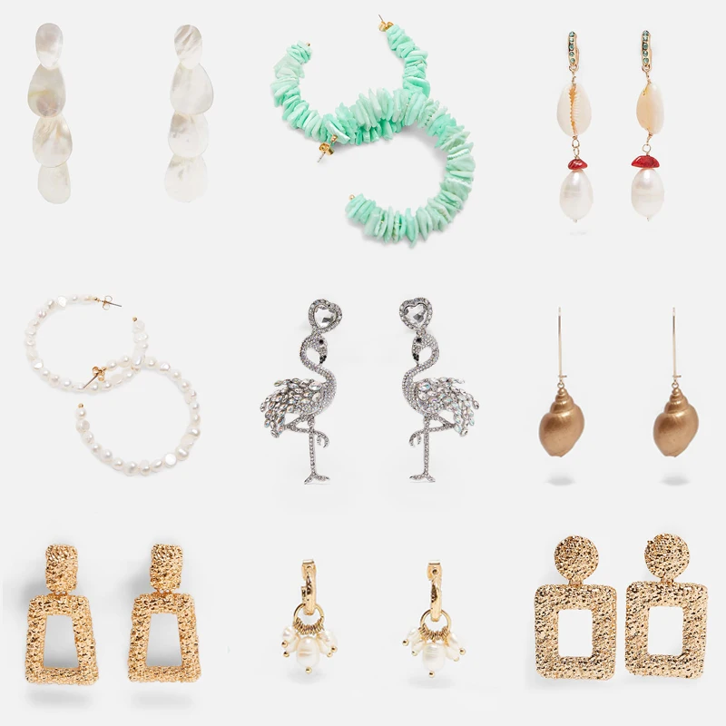 Dvacaman 2019 Bohemian ZA Seashell Drop Earrings for Women Geometric Pearls Pendant Earrings Party Statement Wholesale Jewelry
Dvacaman 2019 Bohemian ZA Seashell Drop Earrings for Women Geometric Pearls Pendant Earrings Party Statement Wholesale Jewelry