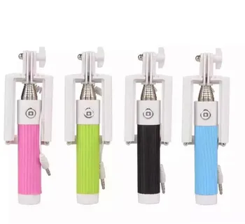 1000set/lot* High Quality Wired Selfie Stick Handheld mini Monopod Built-in Shutter Extendable with Fold Holder For Smartphone
1000set/lot* High Quality Wired Selfie Stick Handheld mini Monopod Built-in Shutter Extendable with Fold Holder For Smartphone