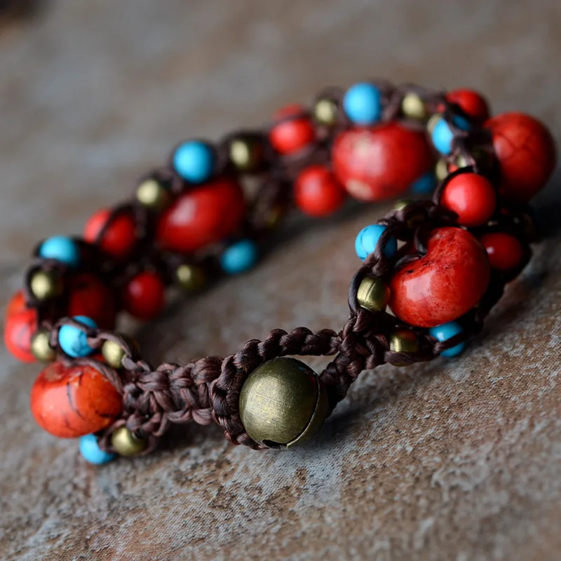 Wuduo Chinese Homemade Handmade Ethnic Jewelry Ethnic Wear Women Original Jewelry Bracelet For Women Stone Bracelet
Wuduo Chinese Homemade Handmade Ethnic Jewelry Ethnic Wear Women Original Jewelry Bracelet For Women Stone Bracelet