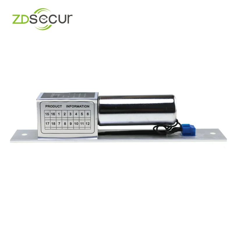 DC 12V Electric Drop Bolt Lock with 2 cable for Door Access Control without time delay for glass door ZDEL01
DC 12V Electric Drop Bolt Lock with 2 cable for Door Access Control without time delay for glass door ZDEL01