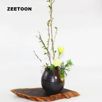 Japanese Flower Arrange Vase Hydroponic Jardiniere Coarse Pottery Tabletop Flower Pot Ikebana Ceramic Container Retro Home Decor
Japanese Flower Arrange Vase Hydroponic Jardiniere Coarse Pottery Tabletop Flower Pot Ikebana Ceramic Container Retro Home Decor