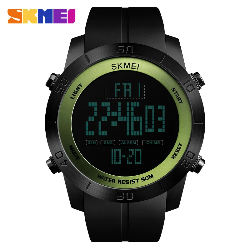SKMEI Men Sport Clock Watch Digital Outdoor Men's Watches 2 Time 12/24 Hour Male Wristwatch relogio masculino reloj hombre 1353
SKMEI Men Sport Clock Watch Digital Outdoor Men's Watches 2 Time 12/24 Hour Male Wristwatch relogio masculino reloj hombre 1353