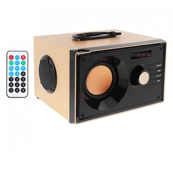Home Theater Wireless Wood Stereo Surround Bass Gun Bluetooth Speaker Support TF Card U Disk FM AUX Input for Smart Phones PC 
Home Theater Wireless Wood Stereo Surround Bass Gun Bluetooth Speaker Support TF Card U Disk FM AUX Input for Smart Phones PC