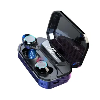 Earbuds TWS Bluetooth 5.0 Earphone Stereo Wireless IPX7 Waterproof Earbuds with Mic 3300mAh Power Bank d20
Earbuds TWS Bluetooth 5.0 Earphone Stereo Wireless IPX7 Waterproof Earbuds with Mic 3300mAh Power Bank d20