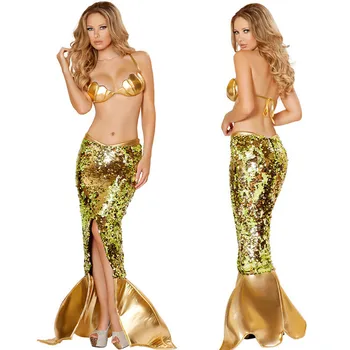 New Sexy Sequins Sparkle Mermaid Evening Dress Halloween Stage Performance Game Uniform Mermaid Cosplay Costume L1891014
New Sexy Sequins Sparkle Mermaid Evening Dress Halloween Stage Performance Game Uniform Mermaid Cosplay Costume L1891014