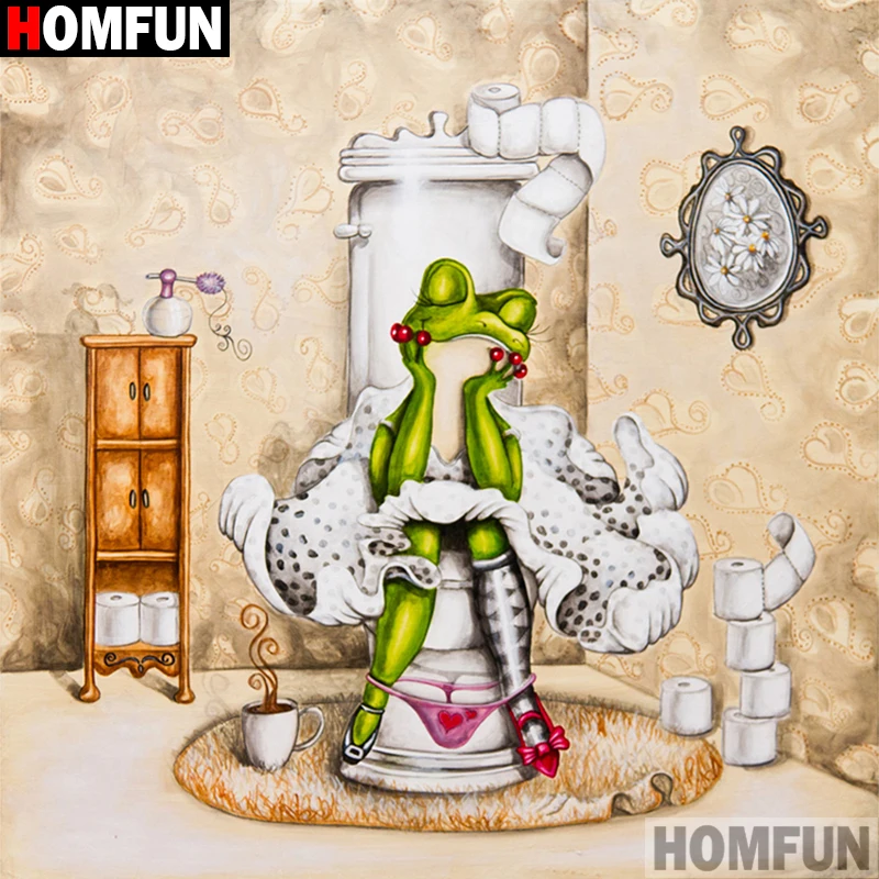 HOMFUN Full Square/Round Drill 5D DIY Diamond Painting "Cartoon frog" Embroidery Cross Stitch 5D Home Decor A00368
HOMFUN Full Square/Round Drill 5D DIY Diamond Painting "Cartoon frog" Embroidery Cross Stitch 5D Home Decor A00368
