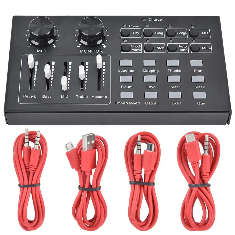 2019 External Audio Sound Card Singing Microphone Live Broadcast for Mobile Phone Computer PC
2019 External Audio Sound Card Singing Microphone Live Broadcast for Mobile Phone Computer PC