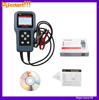 Digital 12V and 24V Car Automative Vehicular Auto Battery Tester Checker Analyzer MST-8000+ for car repair shop
Digital 12V and 24V Car Automative Vehicular Auto Battery Tester Checker Analyzer MST-8000+ for car repair shop