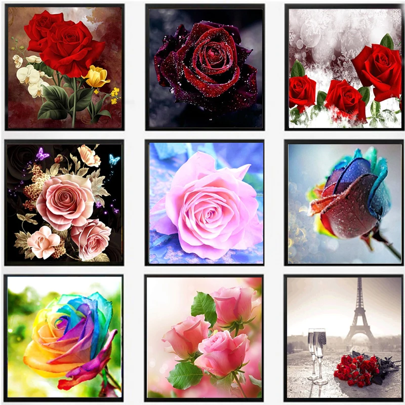 % DIY 5D Diamond embroidery rose flower diamond cross stitch Needlework crystal sets unfinished decorative diy diamond painting
% DIY 5D Diamond embroidery rose flower diamond cross stitch Needlework crystal sets unfinished decorative diy diamond painting