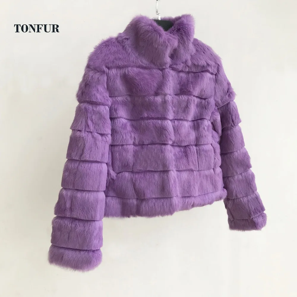 2019 TONFUR Winter Real Rabbit Fur Coat Stand Collar Thick Soft Warm Natural Fur Long Jacket Women Outwear Full Pelt Fur sr437
2019 TONFUR Winter Real Rabbit Fur Coat Stand Collar Thick Soft Warm Natural Fur Long Jacket Women Outwear Full Pelt Fur sr437