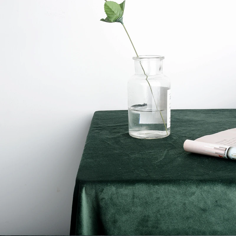 New Exquisite Solid Velvet Table Cloth Nordic Style Tablecloth TV Hallway Dinner Tea End Dustproof Quality 1pcs Table Cover
New Exquisite Solid Velvet Table Cloth Nordic Style Tablecloth TV Hallway Dinner Tea End Dustproof Quality 1pcs Table Cover