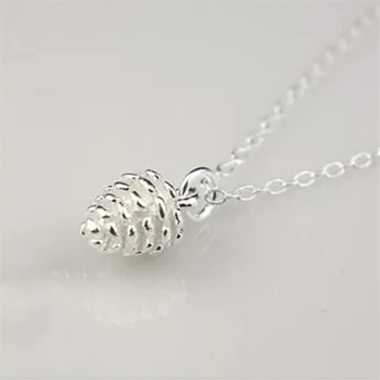 LULU-PIG Hot new 925 sterling silver personality fashion delicate pinecone fruit collarbone necklace anti - allergy N0125
LULU-PIG Hot new 925 sterling silver personality fashion delicate pinecone fruit collarbone necklace anti - allergy N0125