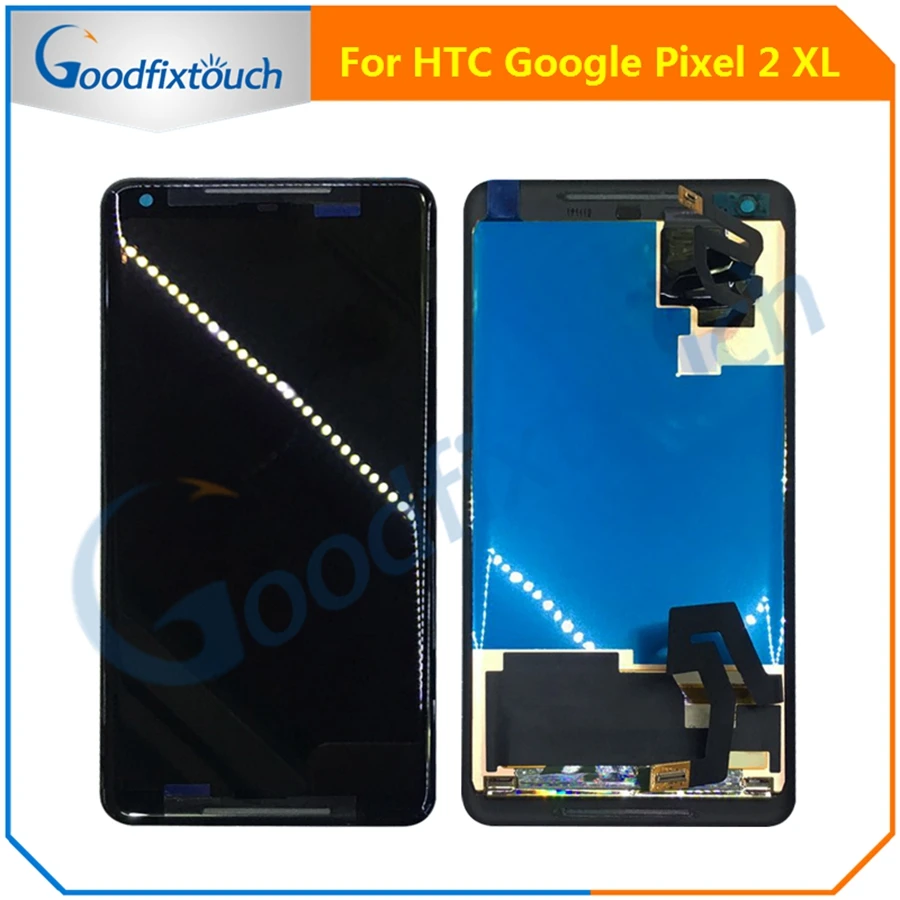 HTC0202 For HTC Google Pixel 2 XL LCD Display+Touch Screen Digitizer Panel Assembly Replacement Parts 6.0 (1)