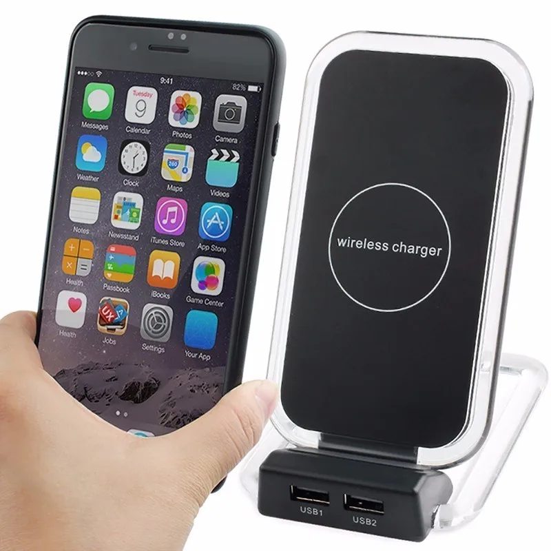 Quality Universal Dual USB Phone Charger Fast Wireless Charger Charging with Mobile Phone Holder Dock Stand Carregador Portatil
Quality Universal Dual USB Phone Charger Fast Wireless Charger Charging with Mobile Phone Holder Dock Stand Carregador Portatil