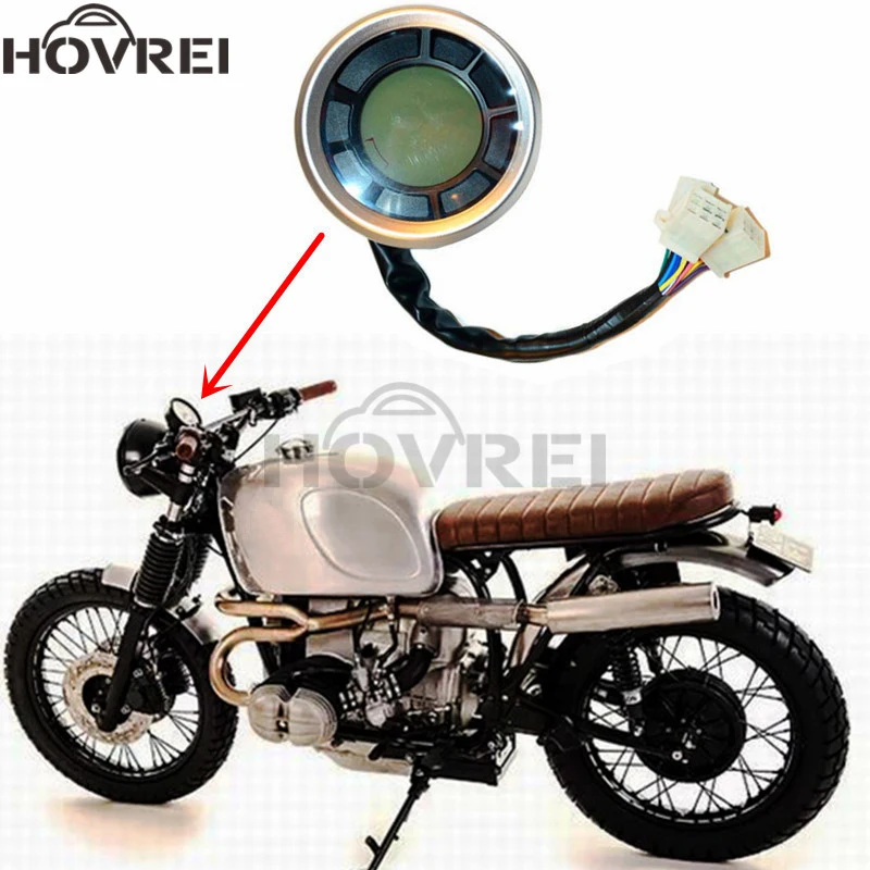 Universal Motorcycle Instrument Aluminium LCD Digital Speedometer Tachometer Odometer Backlight Gauge
Universal Motorcycle Instrument Aluminium LCD Digital Speedometer Tachometer Odometer Backlight Gauge