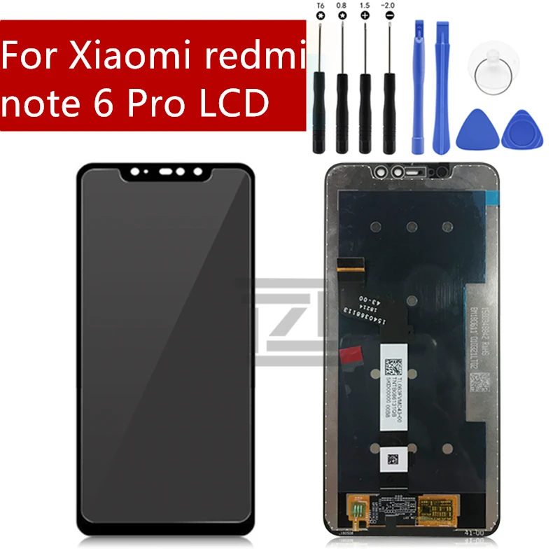 ЖК-дисплей и рамка для Xiaomi redmi note 6 Pro, сменный ЖК-экран с дигитайзером в сборе, детали для ремонта pantalla note6 pro
ЖК-дисплей и рамка для Xiaomi redmi note 6 Pro, сменный ЖК-экран с дигитайзером в сборе, детали для ремонта pantalla note6 pro