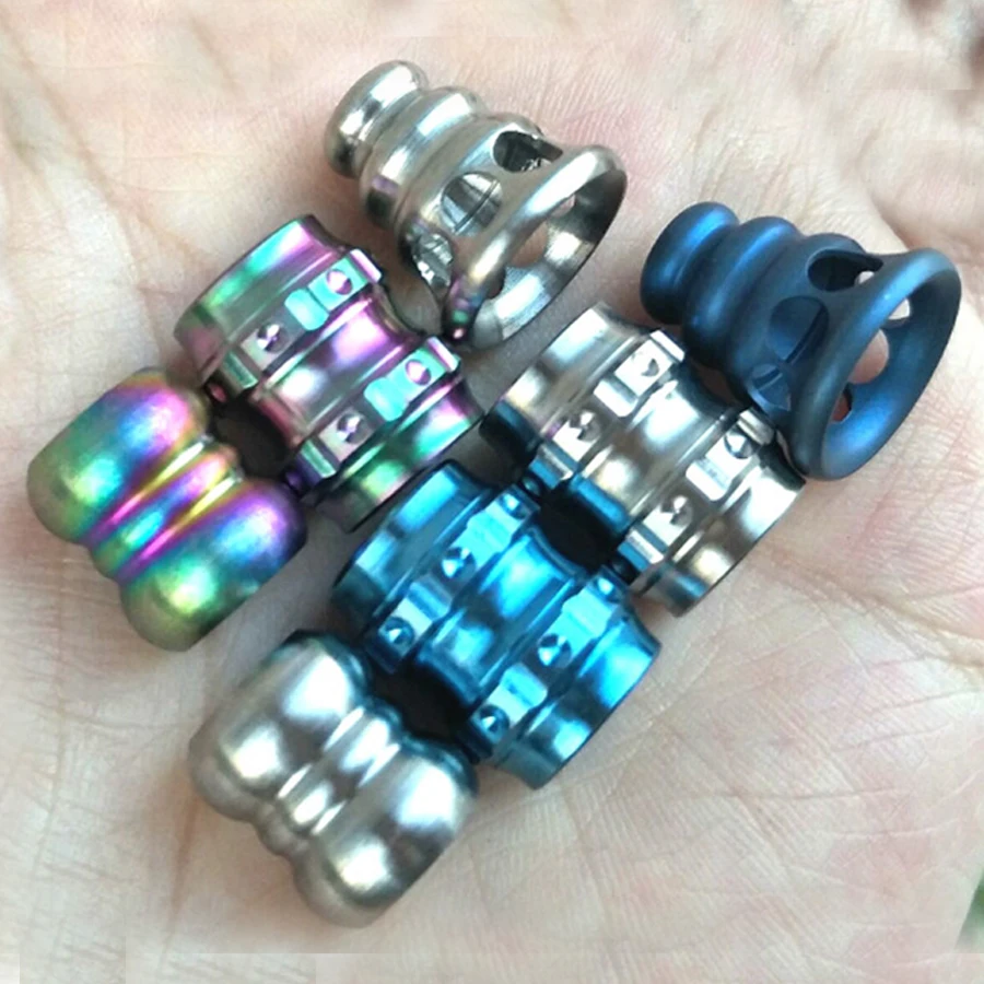 10PCS 100%Titanium Paracord Rope Lock Knife Pendant TC4 Cordlocks Parachute Rope Buckle for Outdoor Camping EDC Tools FW153
10PCS 100%Titanium Paracord Rope Lock Knife Pendant TC4 Cordlocks Parachute Rope Buckle for Outdoor Camping EDC Tools FW153