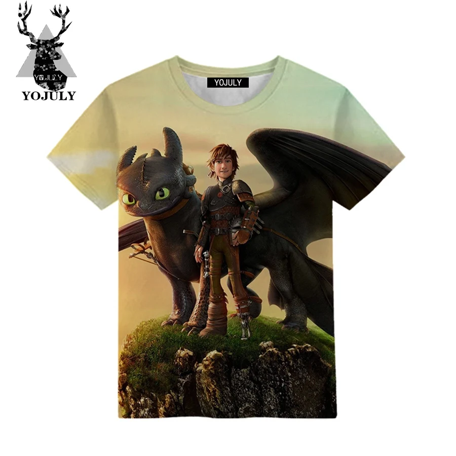 YOJULY baby Boys How To Train Your Dragon 3 boys girls 3D Print T-Shirt For Summer Casual children Clothes Short Sleeve kids A02
YOJULY baby Boys How To Train Your Dragon 3 boys girls 3D Print T-Shirt For Summer Casual children Clothes Short Sleeve kids A02