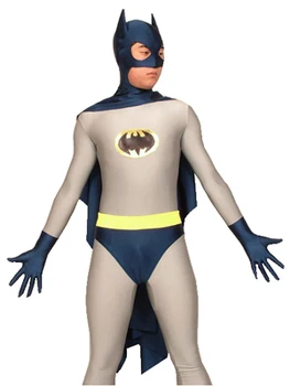 Movie Halloween Batman Costume for Women/Men/Kids Fullbody Suit, Halloween Cosplay Lycra Spandex Shiny Batman Zentai Suit
Movie Halloween Batman Costume for Women/Men/Kids Fullbody Suit, Halloween Cosplay Lycra Spandex Shiny Batman Zentai Suit