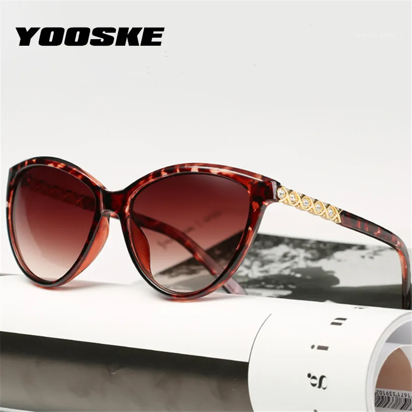 YOOSKE Brand Design Cat Eye Sunglasses Women Polarized 2019 Lady Retro Elegant Cateye Sun Glasses Rhinestone Temple
YOOSKE Brand Design Cat Eye Sunglasses Women Polarized 2019 Lady Retro Elegant Cateye Sun Glasses Rhinestone Temple