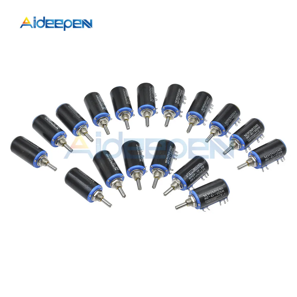 WXD3-13-2W 680ohm 1kohm 2.2kohm 3.3Kohm 4.7Kohm 5.6Kohm 6.8Kohm 10Kohm 22Kohm 33Kohm 47Kohm 68Kohm Potentiometer
WXD3-13-2W 680ohm 1kohm 2.2kohm 3.3Kohm 4.7Kohm 5.6Kohm 6.8Kohm 10Kohm 22Kohm 33Kohm 47Kohm 68Kohm Potentiometer