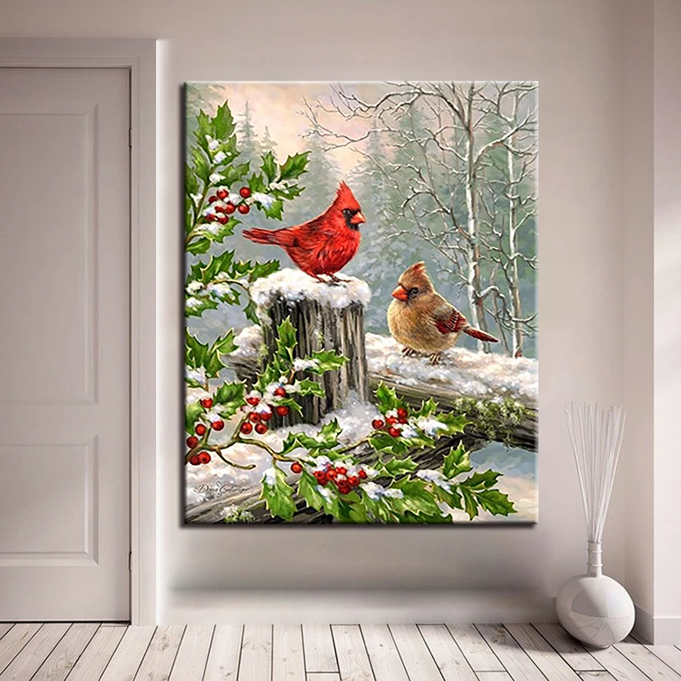 Birds Lover DIY Oil Painting Calligraphy By Numbers Wall Art Canvas Paint Drawing Coloring Northern Cardinal Pictures Home Decor
Birds Lover DIY Oil Painting Calligraphy By Numbers Wall Art Canvas Paint Drawing Coloring Northern Cardinal Pictures Home Decor