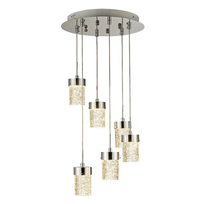 HAIXIANG Modern LED Crystal Cylinder Ceiling Light Restauran Lamp Dining Room Chandelier Lighting Fixture
HAIXIANG Modern LED Crystal Cylinder Ceiling Light Restauran Lamp Dining Room Chandelier Lighting Fixture