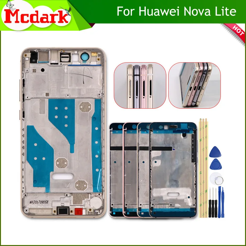 Черный 5 65 дюйма для Huawei Honor 9 Lite/Nova Lite полный корпус передняя панель ЖК дисплей