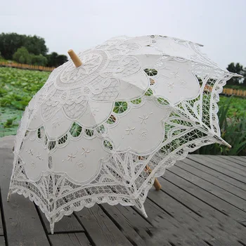 Lace Parasol Umbrella Wedding Umbrella Elegant Lace Umbrella Cotton Embroidery Ivory Battenburg
Lace Parasol Umbrella Wedding Umbrella Elegant Lace Umbrella Cotton Embroidery Ivory Battenburg