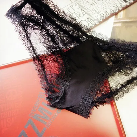 Sexy milk, silk frighteningly hot ultra-thin transparent princess eyelash lace panties black temptation female briefs
Sexy milk, silk frighteningly hot ultra-thin transparent princess eyelash lace panties black temptation female briefs
