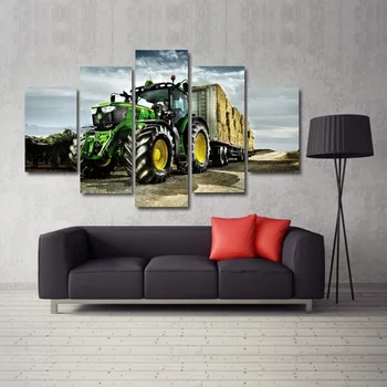 5 Pieces Canvas Green Big Tractor On Farmland Canvas Picture Painting Decor Print Poster Wall Art 
5 Pieces Canvas Green Big Tractor On Farmland Canvas Picture Painting Decor Print Poster Wall Art