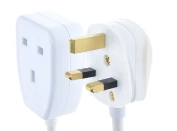 White Black Grounded UK British standard power Adaptor detachable Male to female socket 16A 250V VDE plug
White Black Grounded UK British standard power Adaptor detachable Male to female socket 16A 250V VDE plug