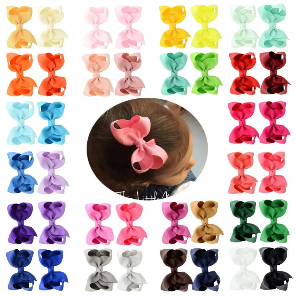 1piece 3 Inch Solid color Summer Grosgrain Ribbon Bows WITH Hair Clips Boutique kids Hair Accessories 563
1piece 3 Inch Solid color Summer Grosgrain Ribbon Bows WITH Hair Clips Boutique kids Hair Accessories 563