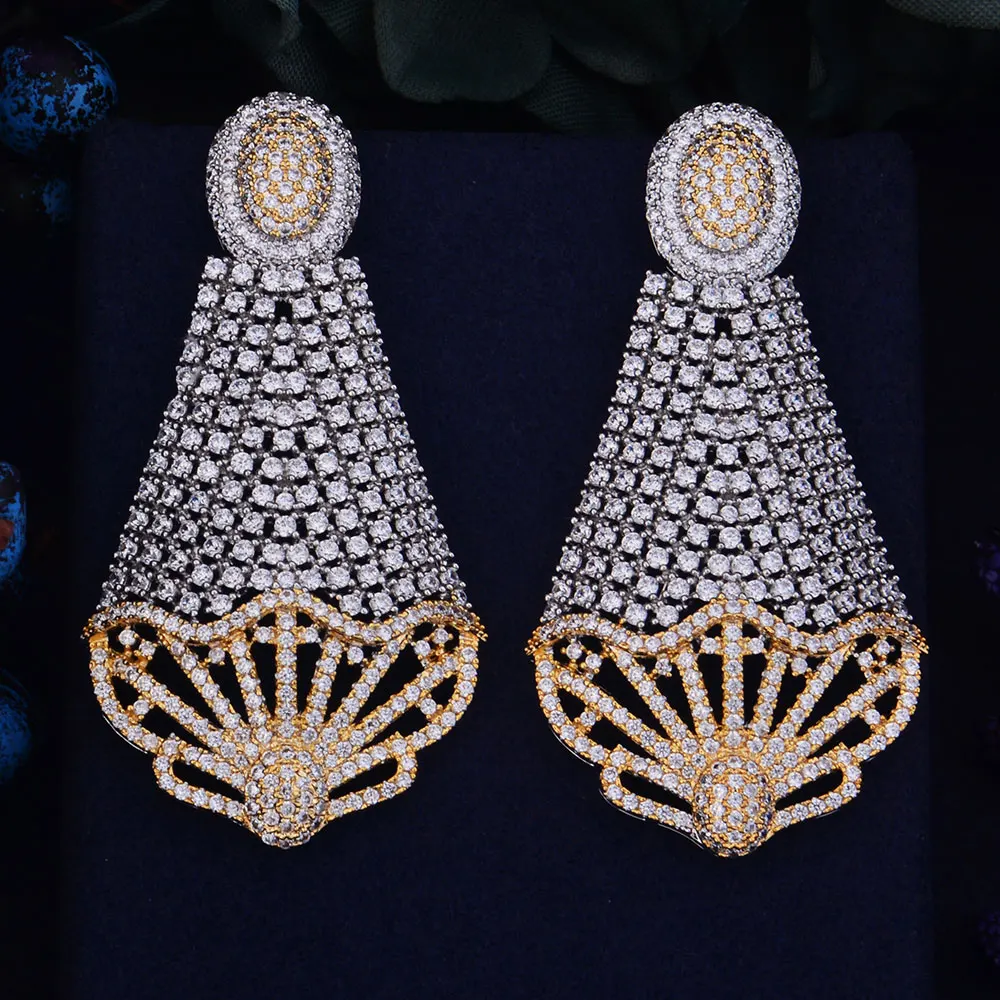 GODKI 65mm Luxury Trendy Spider Web 2 Colors Mixed Cubic Zirconia Naija Wedding Party Earring Fashion Jewelry for Women
GODKI 65mm Luxury Trendy Spider Web 2 Colors Mixed Cubic Zirconia Naija Wedding Party Earring Fashion Jewelry for Women