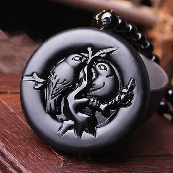 Drop Shipping Fine Carving Natural Obsidian Lucky Bird Necklace Pendant Lover's Pendant for Women &Men's With Free Beads
Drop Shipping Fine Carving Natural Obsidian Lucky Bird Necklace Pendant Lover's Pendant for Women &Men's With Free Beads
