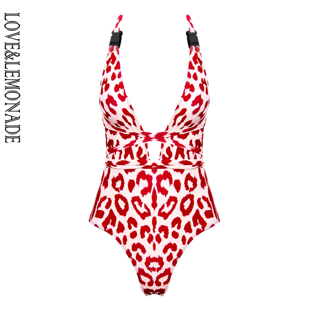 Love&Lemonade Sexy Deep V-Neck Strap Decoration Open Back Pink Leopard SWIMSUIT LMS04
Love&Lemonade Sexy Deep V-Neck Strap Decoration Open Back Pink Leopard SWIMSUIT LMS04