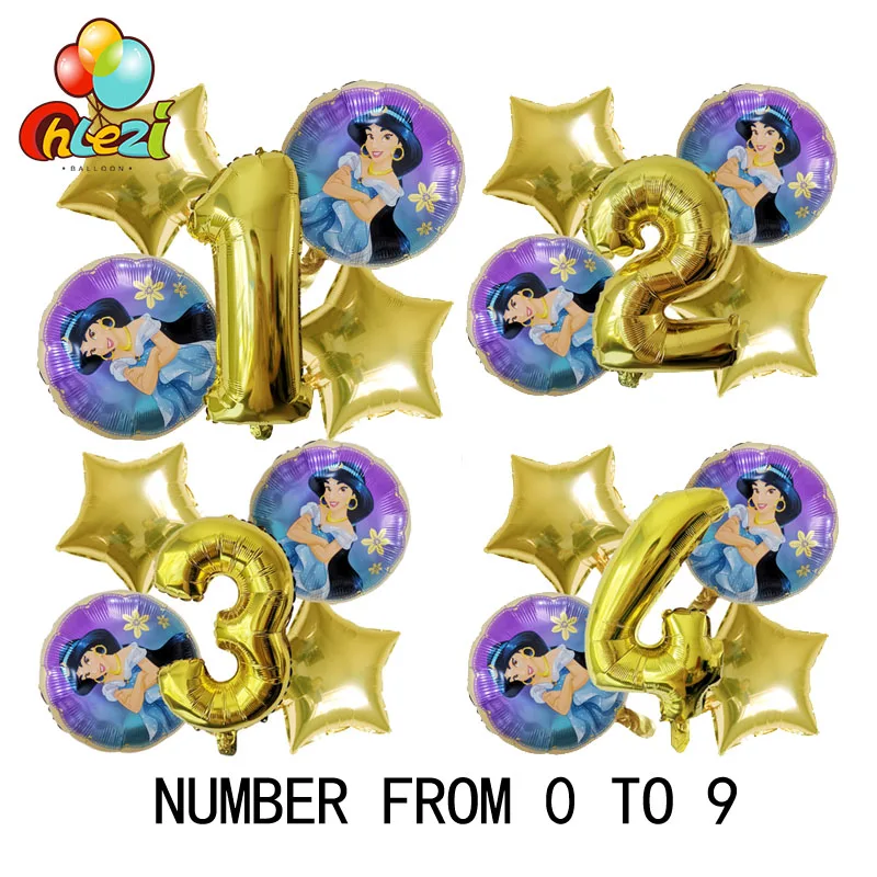 5pcs Snow White Cinderella Princess Birthday Party decorations Aurora Ariel Belle Jasmine Anna girl' gift globos baby shower
5pcs Snow White Cinderella Princess Birthday Party decorations Aurora Ariel Belle Jasmine Anna girl' gift globos baby shower