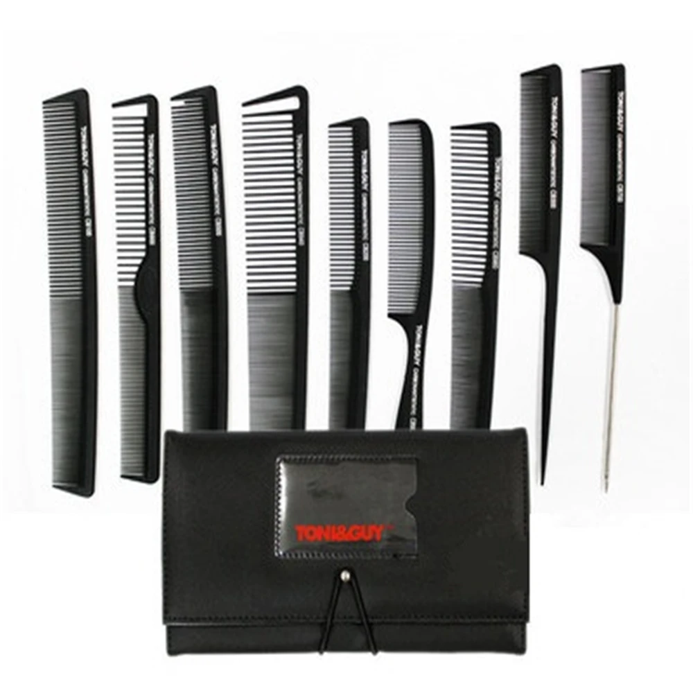 9 PCS Hair Salon Set Carbon Fiber Hair Flat Comb Pointed Tail Men And Women Hair Comb Tony Cover Black
9 PCS Hair Salon Set Carbon Fiber Hair Flat Comb Pointed Tail Men And Women Hair Comb Tony Cover Black