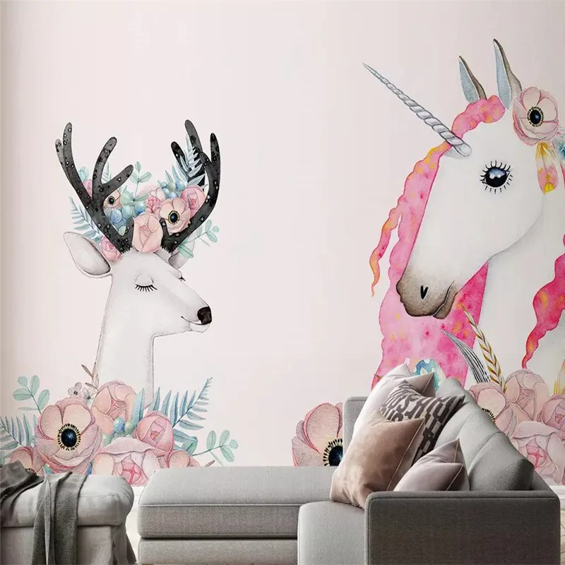 Nordic modern minimalist pink unicorn elk background wall professional custom mural wholesale wallpaper poster photo wall
Nordic modern minimalist pink unicorn elk background wall professional custom mural wholesale wallpaper poster photo wall