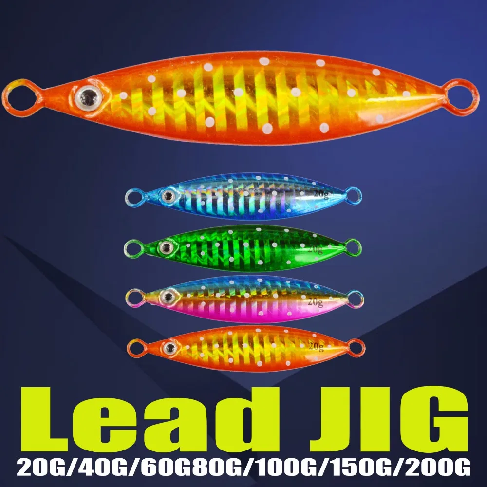 Afishlure Fishing LJ10 1pcs 20g/40g/60g/80g/100g/150g/200g Lure Tackle Winter Accessories Wobbler Spoon Jig |