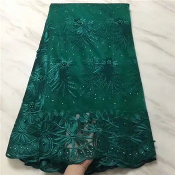 Latest african lace fabric with beads and stones high quality nigerian embroidered tulle lace for women 5yards/lot PLG-53
Latest african lace fabric with beads and stones high quality nigerian embroidered tulle lace for women 5yards/lot PLG-53