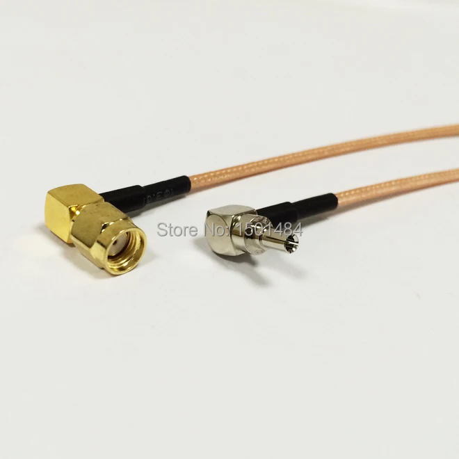 New RP-SMA Male Plug Right Angle Connector Switch CRC9 Male Plug Right Angle Convertor RG316 Wholesale Fast Ship 15CM 6" Adapter
New RP-SMA Male Plug Right Angle Connector Switch CRC9 Male Plug Right Angle Convertor RG316 Wholesale Fast Ship 15CM 6" Adapter