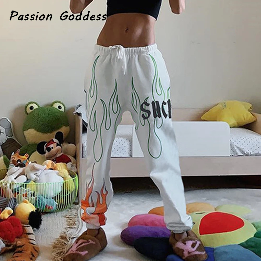 Street Women Flame Print Harem Pants Drawstring Baggy Pants High Waist Dance Joggers Hiphop Pantalon Cotton Sweatpants Femininos
Street Women Flame Print Harem Pants Drawstring Baggy Pants High Waist Dance Joggers Hiphop Pantalon Cotton Sweatpants Femininos