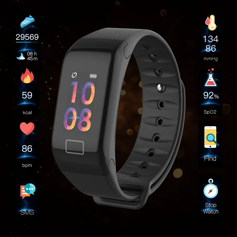 

Bluetooth Smart Watch Bracelet Wristband BOAMIGO Smartwatch Call Remind Pedometer Calories Heart Rate For IOS Android Phone