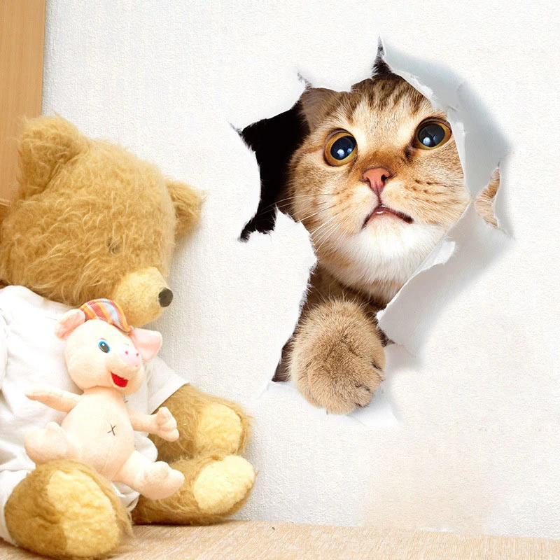 3PCS 3D Cats Wall Sticker Toilet Stickers Hole View Vivid Bathroom Home Decoration Animal Vinyl Decals Art Sticker Wall Poster
3PCS 3D Cats Wall Sticker Toilet Stickers Hole View Vivid Bathroom Home Decoration Animal Vinyl Decals Art Sticker Wall Poster