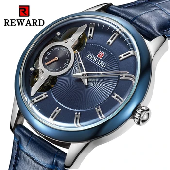 REWARD New Luxury Men Watches Automatic Mechanical Wristwatch Fashion Brand Leather Man Sport Watch Male Watch Relogio Masculino
REWARD New Luxury Men Watches Automatic Mechanical Wristwatch Fashion Brand Leather Man Sport Watch Male Watch Relogio Masculino