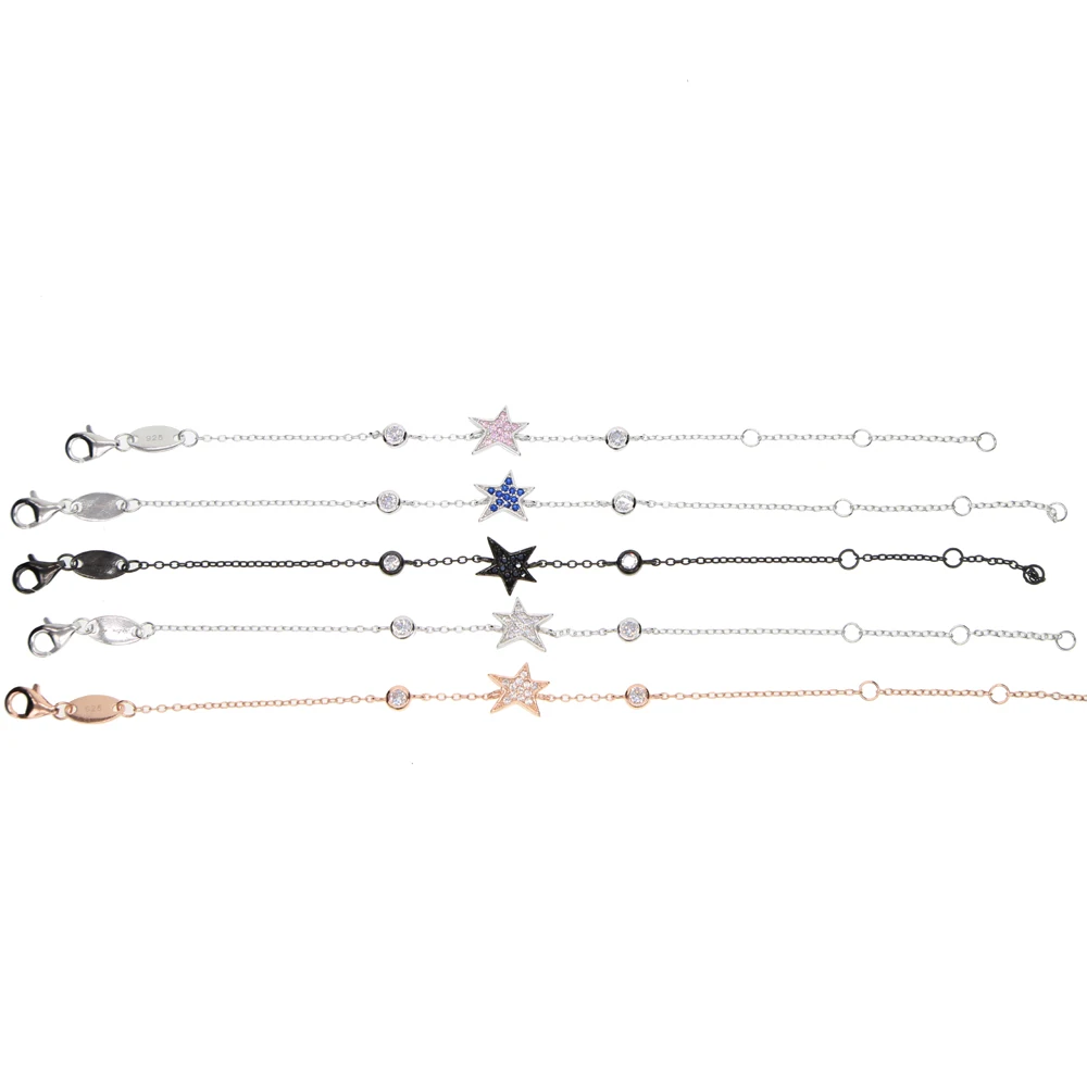 Christmas gift for yong girl 17cm north star cz connector charm delicate thin 925 sterling silver chain star bracelet cute
Christmas gift for yong girl 17cm north star cz connector charm delicate thin 925 sterling silver chain star bracelet cute