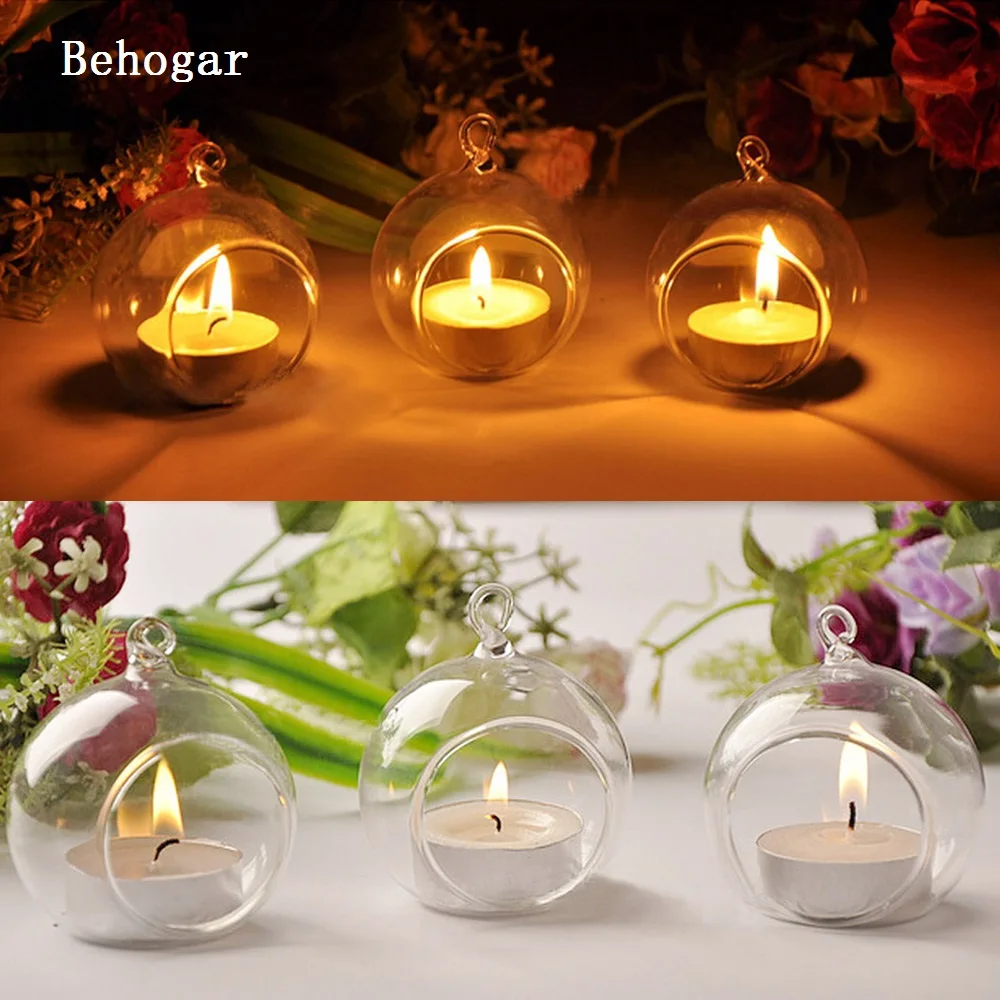 Behogar 4pcs/Set Dia 6cm Hanging Glass Tealight Candle Votive Holders Glass Terrarium Home Decor Indoor Garden DIY Gifts
Behogar 4pcs/Set Dia 6cm Hanging Glass Tealight Candle Votive Holders Glass Terrarium Home Decor Indoor Garden DIY Gifts